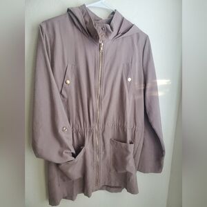 Sweet Wanderer Tan Light Weight Suede Like Jacket Size L